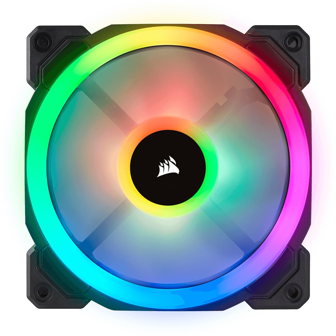 Ftohës Corsair LL120 RGB, 12 cm, i zi / i bardhë