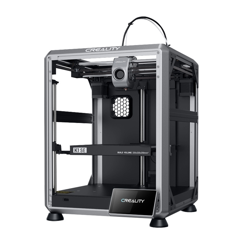 Printer 3D Creality K1 SE, FDM, 220x220x250mm, gri i errët