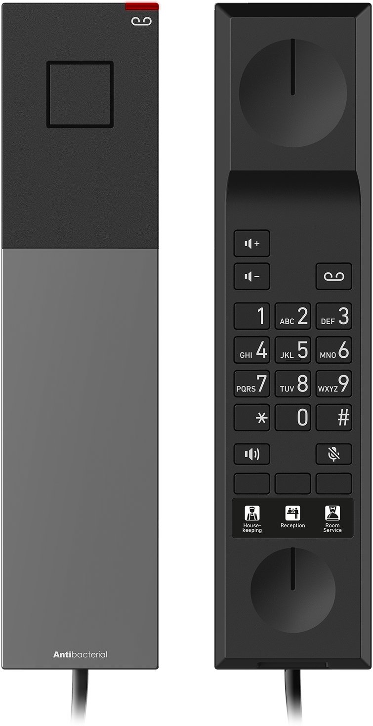 Telefon fiks Snom HD300A, IP, antibakterial, i zi