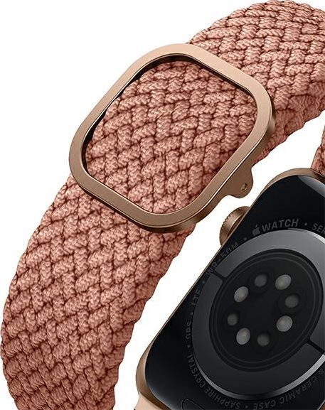 Rrip ore Uniq Aspen për Apple Watch 44/45mm, material i endur, rozë