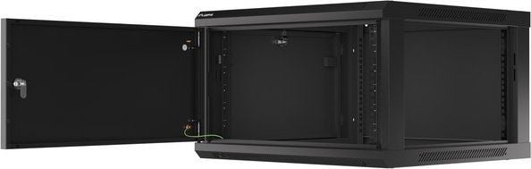 Kabinet muri Lanberg WF01-6606-00B, 19", 6U, i zi