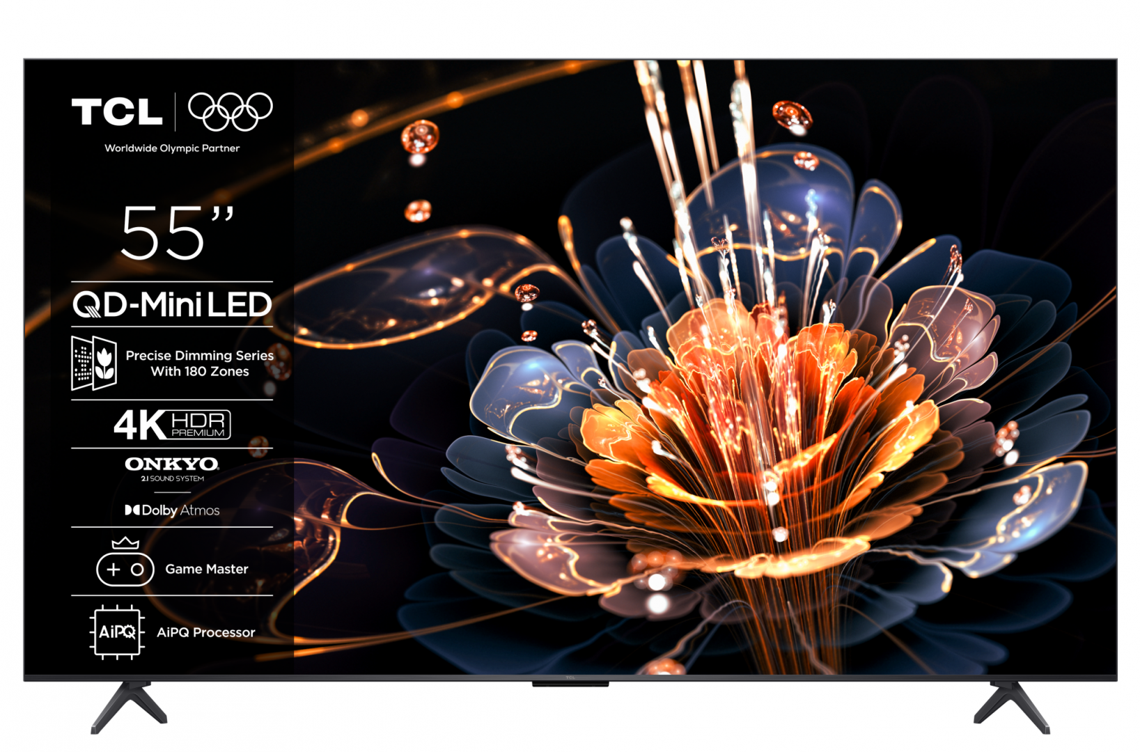 Televizor TCL 55C61KSX1 QLED Mini LED, 55", 4K Ultra HD, Google TV