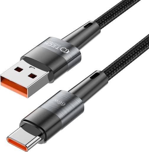 Kabllo USB-C Tech-Protect Ultraboost, 66W 6A, 50 cm, gri