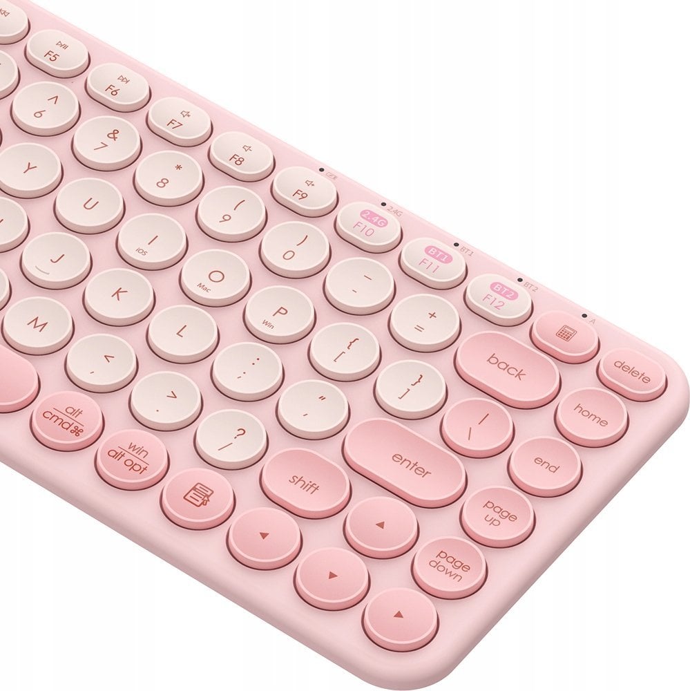 Tastierë Baseus, wireless, US, rozë