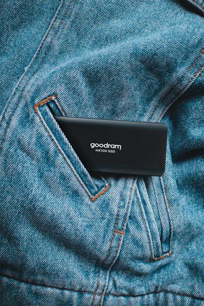 SSD i jashtëm GoodRam HX100, 512GB, USB 3.2, i zi