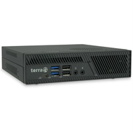 Мини компјутер Terra PC Mini 6000V6.1 Silent Greenline, компактен десктоп, заштеда на енергија, црн