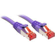 Мрежен кабел Patchcord Lindy Cat.6, S/FTP, 0.3m, виолетов