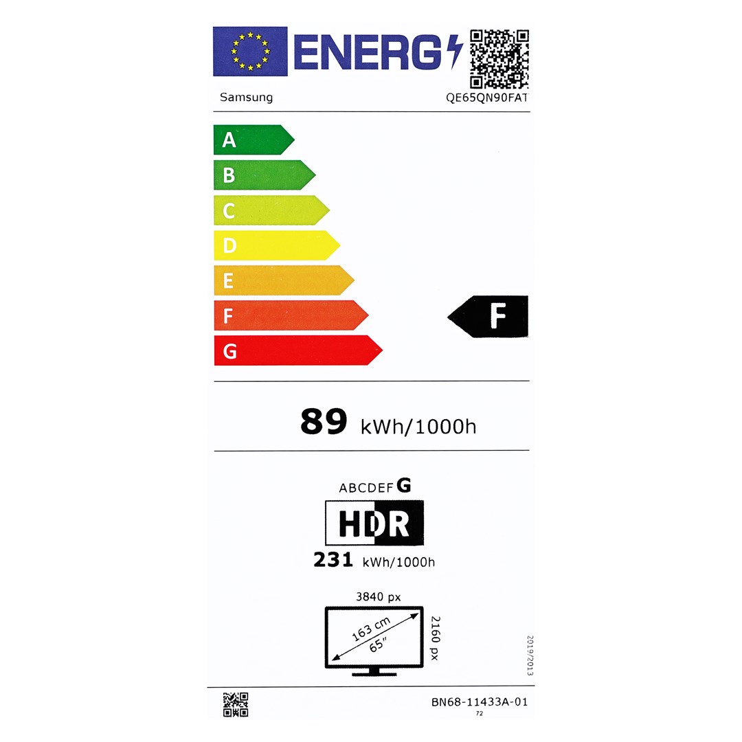 Televizor Samsung Neo QLED QN90F, 65", 4K Smart, i zi