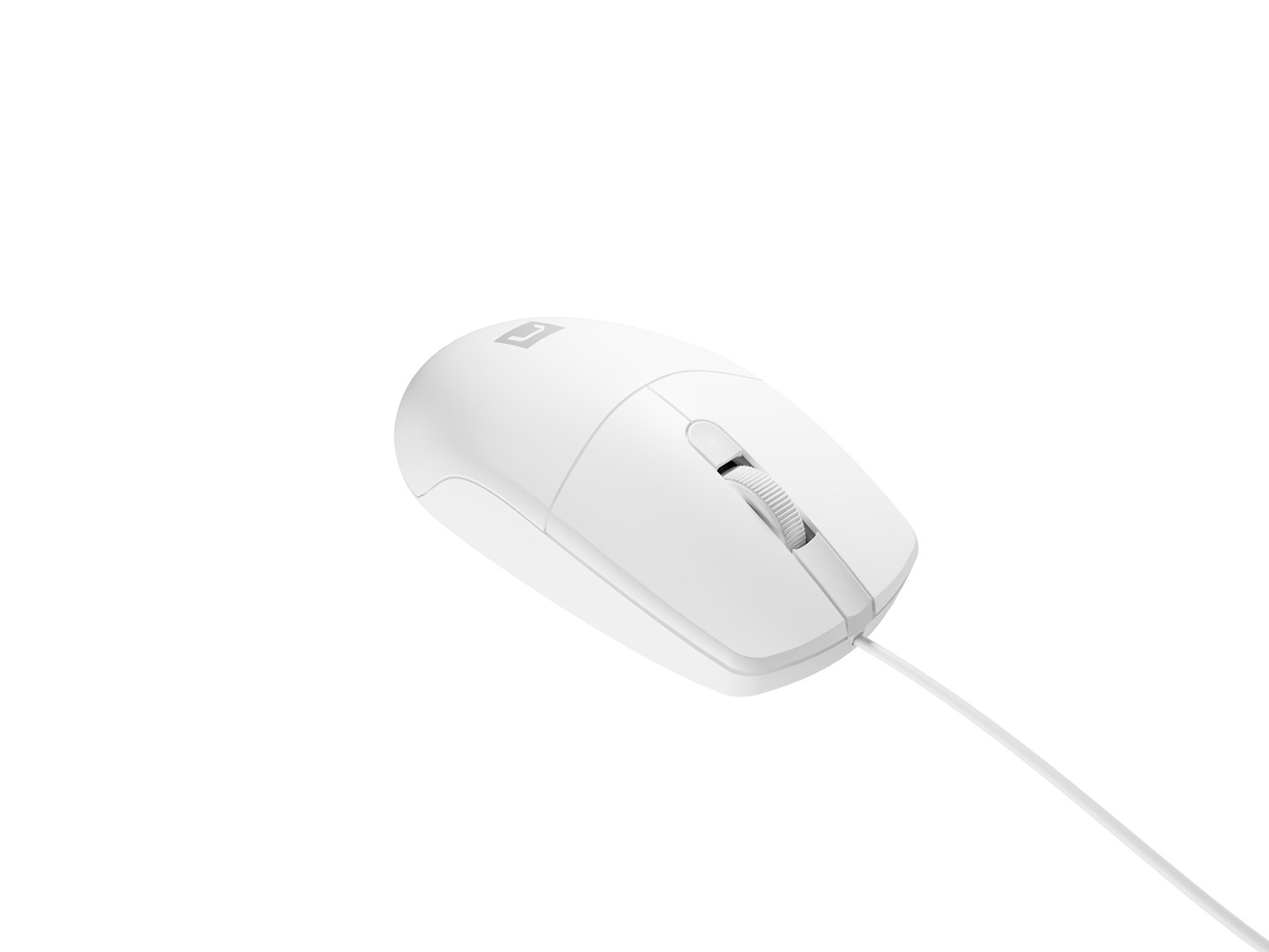 Maus Natec RUFF 2, 1000 DPI, USB 2.0, i bardhë