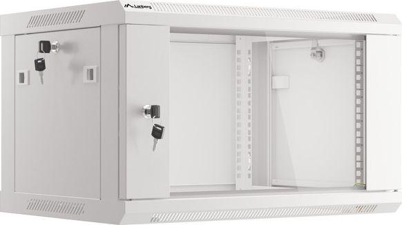 Lanberg Ѕиден 19" Rack Кабинет 6U 600x450 mm, Сив