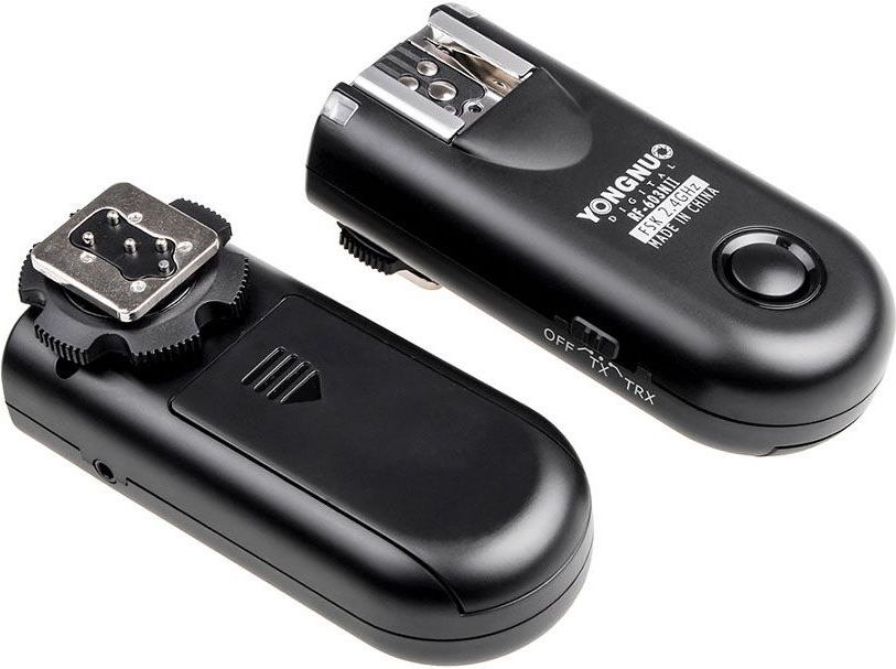 Trigger blici Yongnuo RF-603 II N1, wireless 2.4GHz, set 2 copë, për Nikon