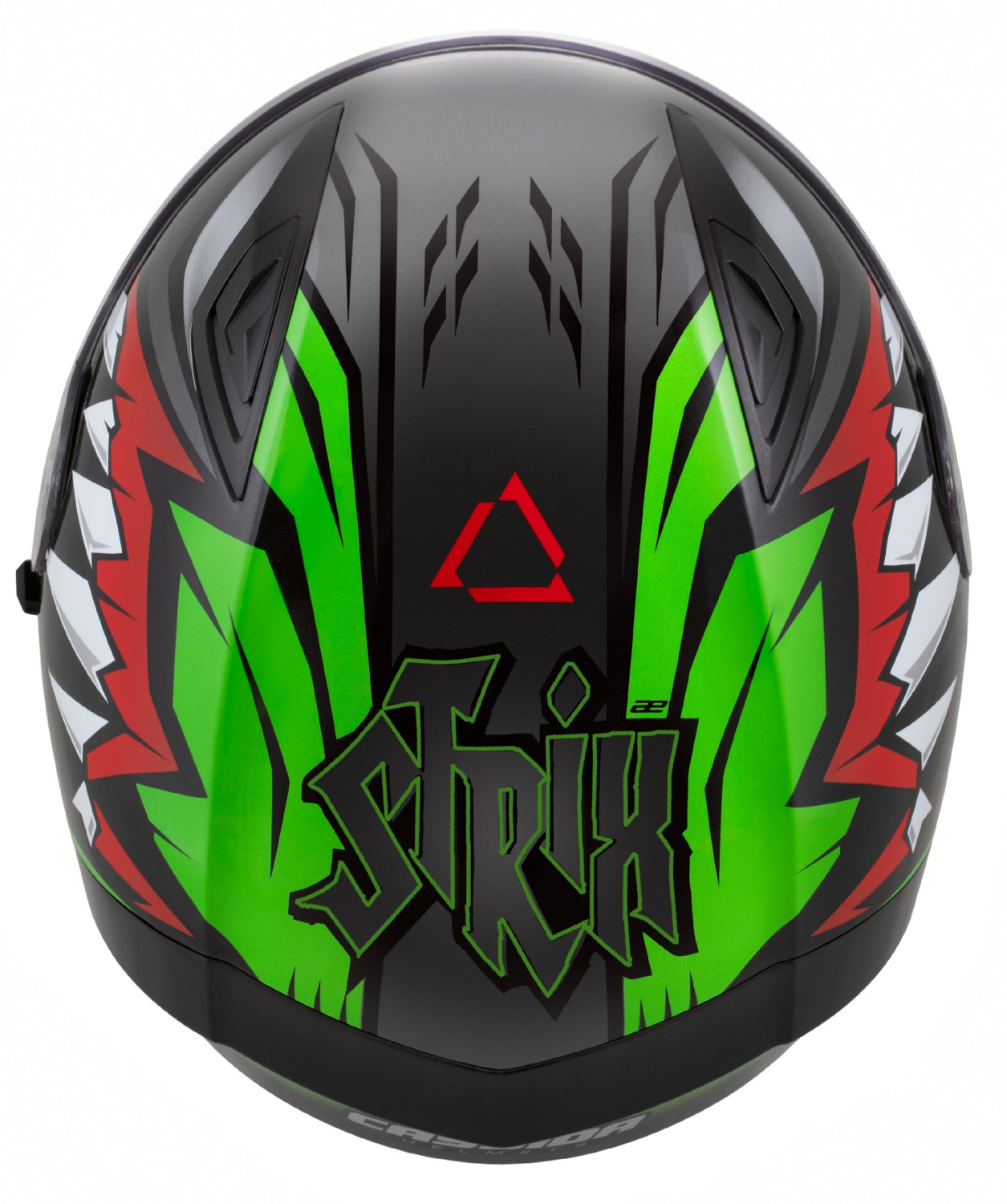 Helmetë integrale CASSIDA Orbit StriX 2026, vizor Pinlock, e kuqe jeshile gri bardhë zezë