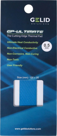 Pad termik Gelid GP-Ultimate TP-GP04-R-A, 120x20x0.5mm, ngjyrë blu