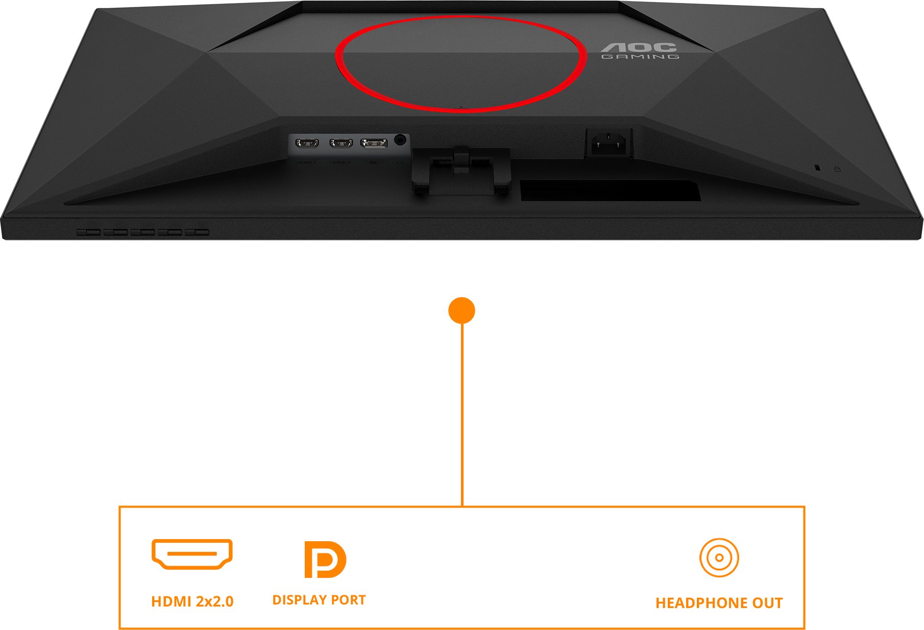 Гејминг монитор AOC 27G4HRE, 27\", Full HD, IPS, црн