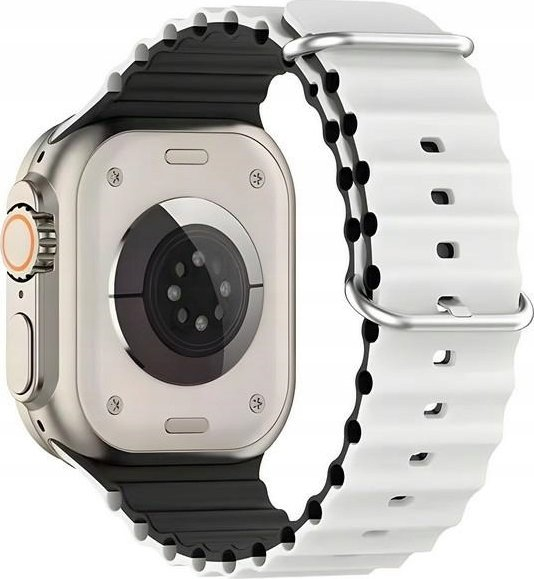 Rrip për Apple Watch Beline Silicone Waves, 38/40/41mm, silikon, bardhë e zezë