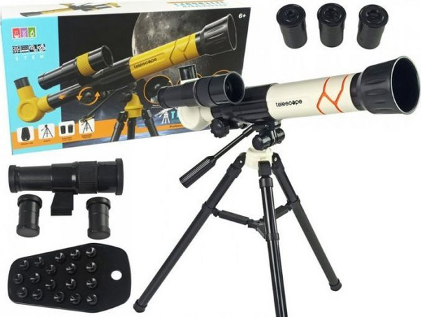 Teleskop LeanToyn me mbajtëse, 39 x 12 x 7 cm