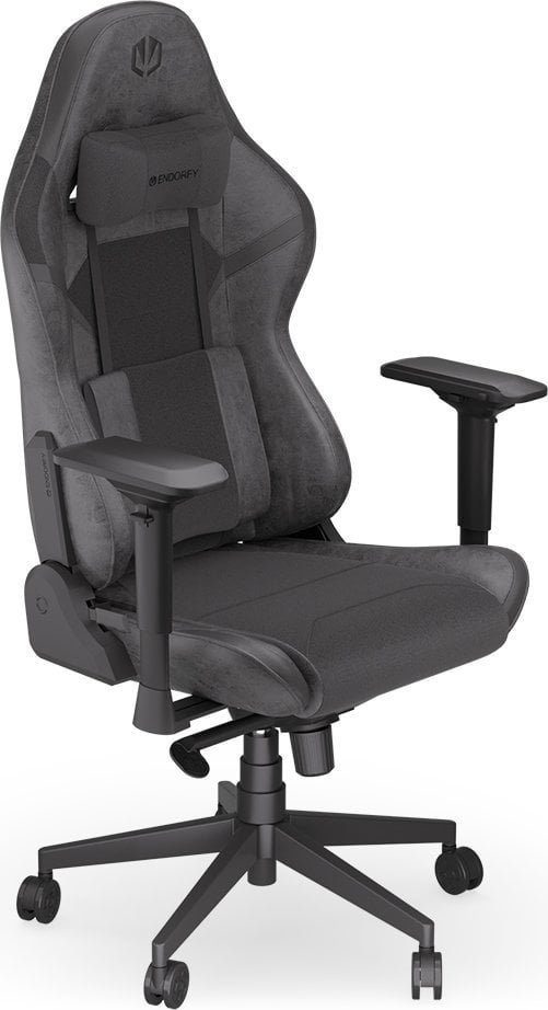 Karrige gaming Endorfy Scrim BK EY8A001 me tapet dyshemeje FP120R EY8G001, deri 120 kg, e zezë