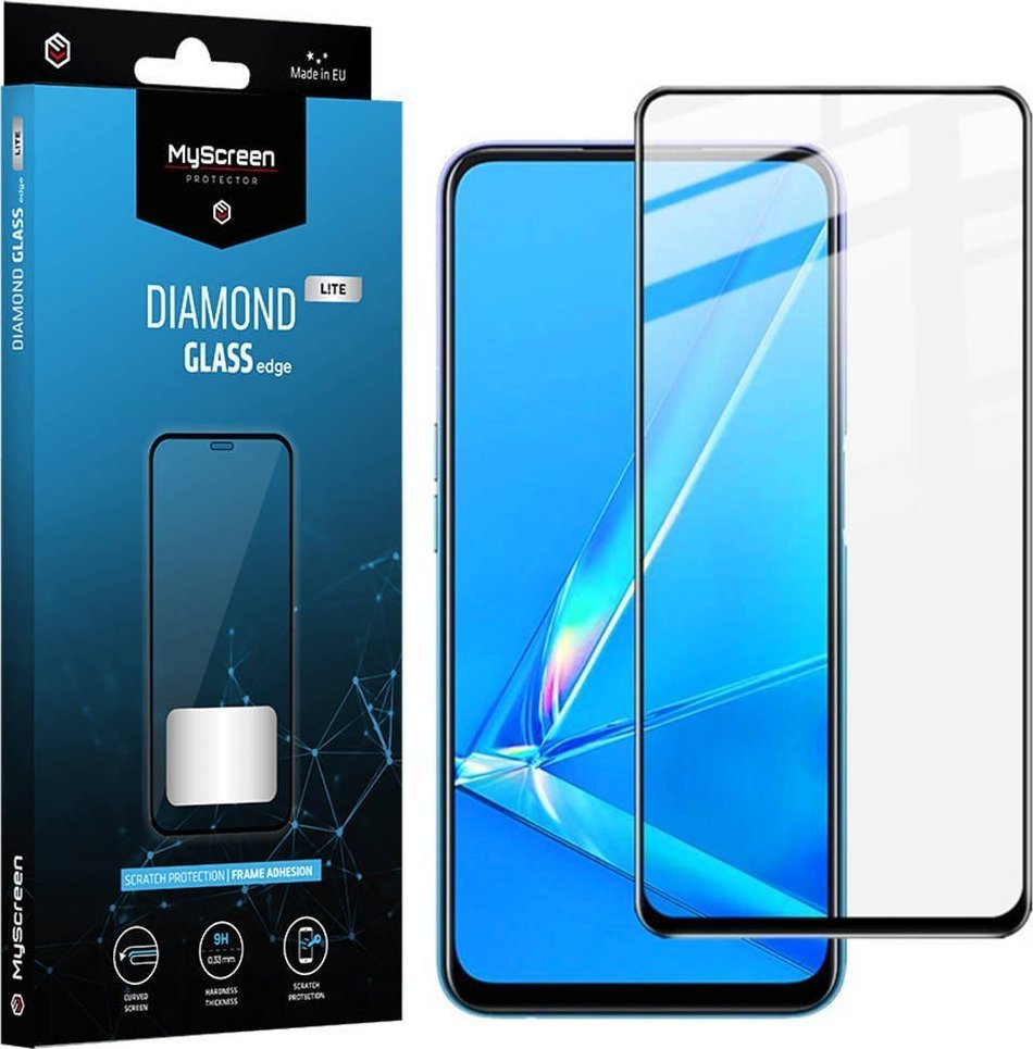 Xham mbrojtës Realme C31 C35, Tempered Glass 5D, fortësi 9H, me kornizë të zezë
