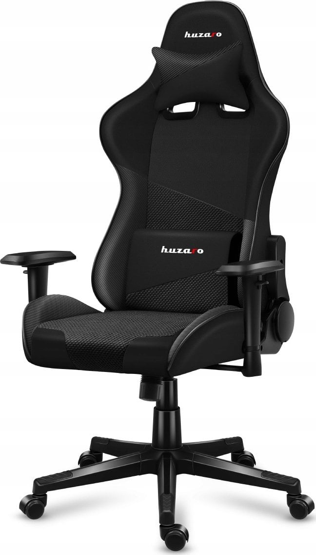 Karrige gaming Huzaro Force 6.2 Carbon, mekanizëm i rregullueshëm, deri 130kg, e zezë