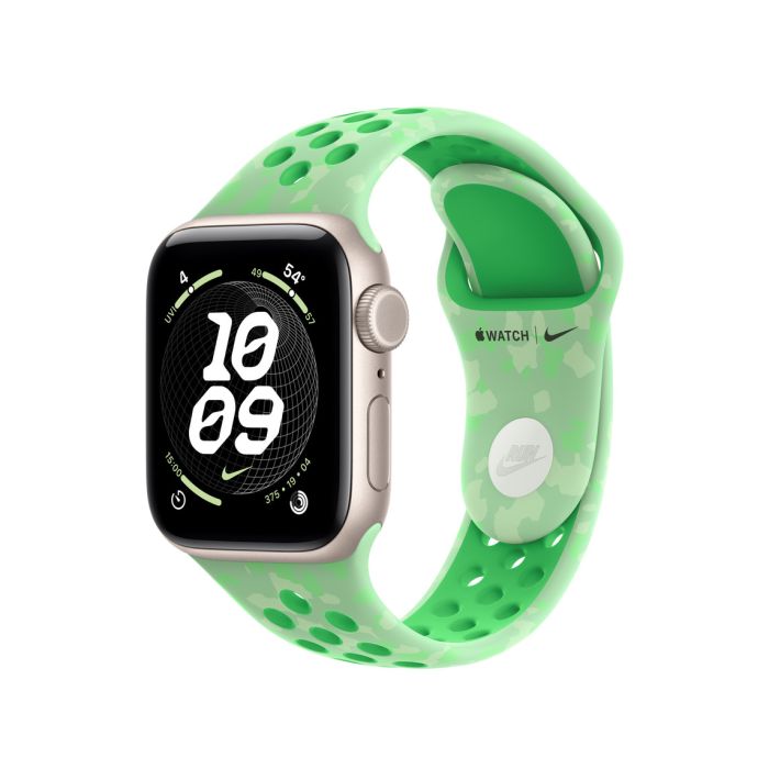Apple Watch 40mm Green Spark Nike Sport Band, S/M