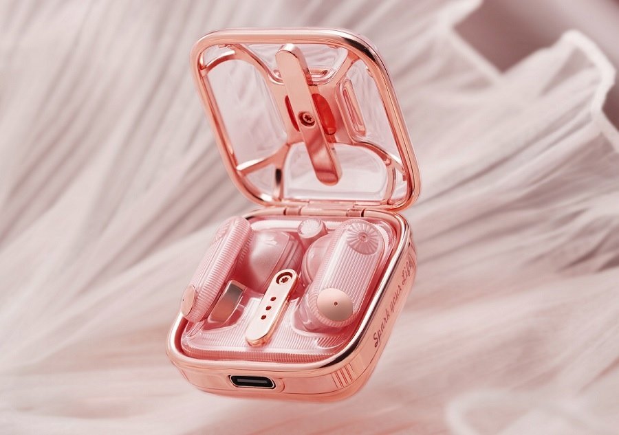 Kufje Divoom Spark Air, TWS in ear, Bluetooth 5.3, rozë