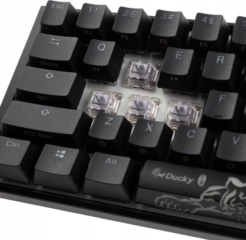 Tastierë mekanike Ducky One 3 SF, RGB, Cherry MX Silent Red, e zezë