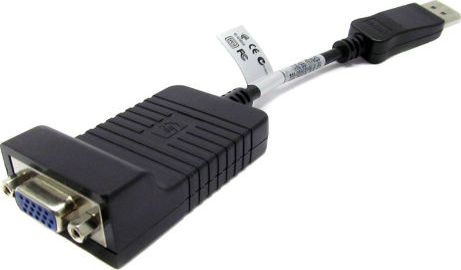 Përshtatës HP DisplayPort AV - D-Sub (VGA), i zi