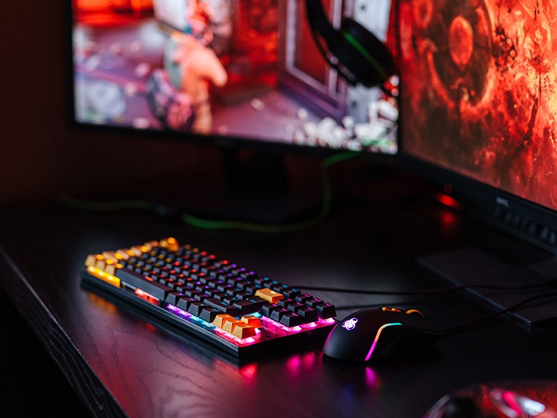 Set tastierë dhe mi Tracer Gamezone HORNET87, mekanike, 7200 DPI, me kabllo USB
