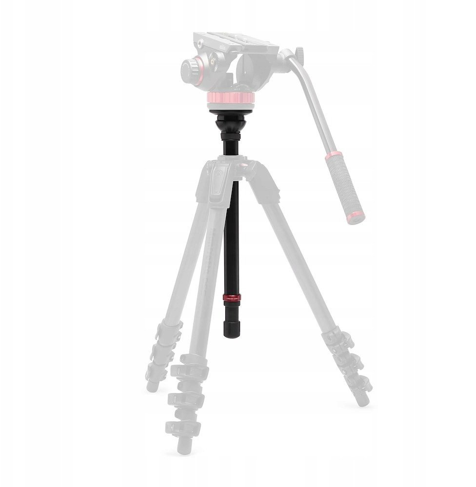 Tripod video Manfrotto 502 Head 055 CF, 4 seksione, fibër karboni, i zi