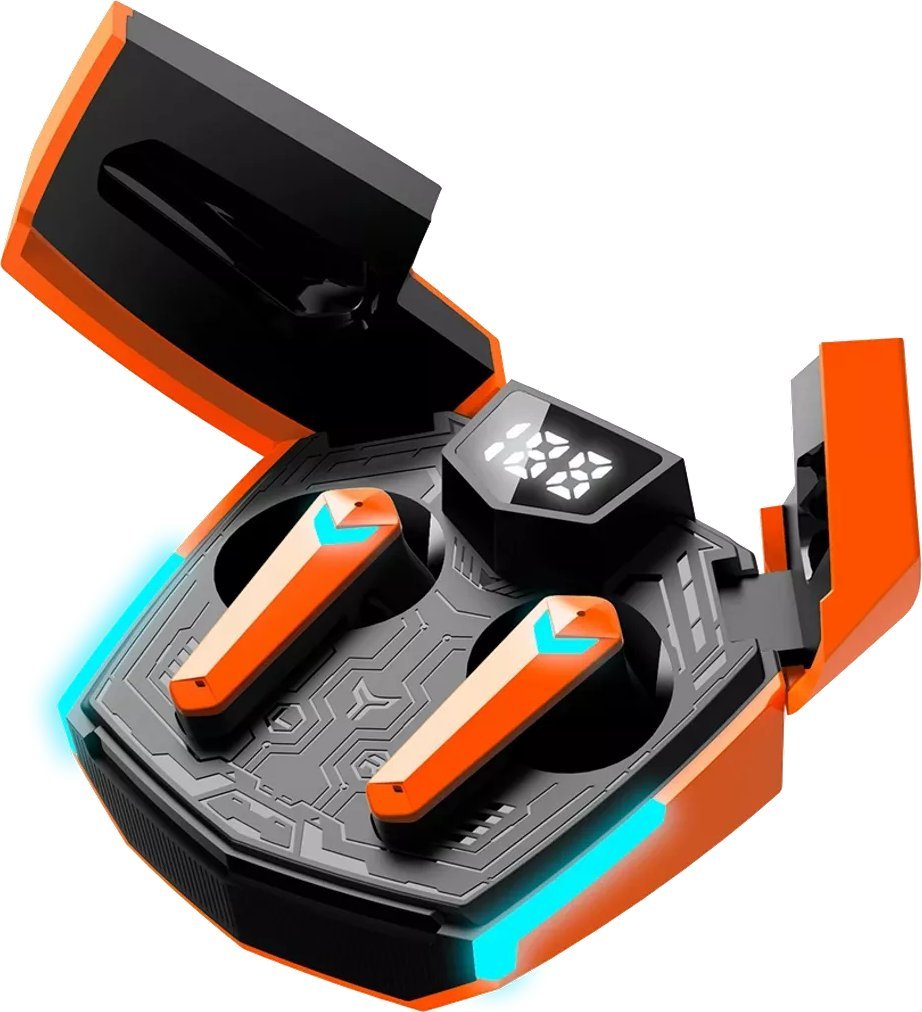 Kufje wireless Canyon Doublebee GTWS-2, gaming, Bluetooth, portokalli