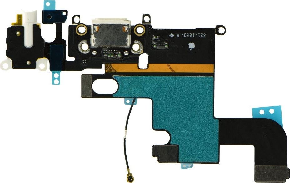 Fletë fleksibël me konektor karikimi dhe HF për iPhone 6 4.7", e bardhë