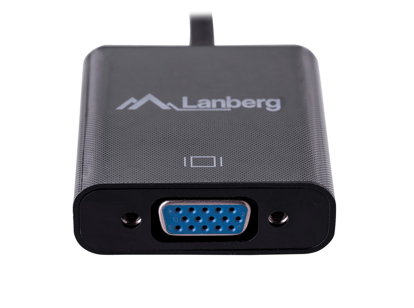 Kabllo adapter HDMI në VGA me audio, 20 cm, e zezë