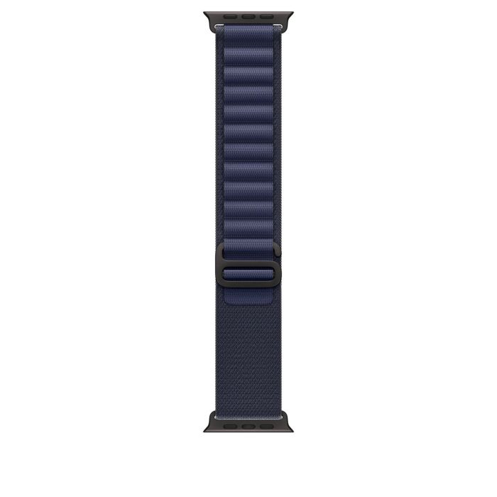 Apple Watch 49mm Loop, Navy Alpine Loop, Black Titanium Finish, S