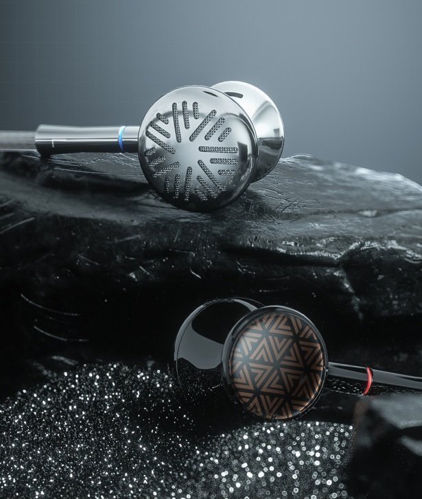 Kufje FiiO FF3, in ear, shofer dinamik 14.2mm berilium, argjend i zi