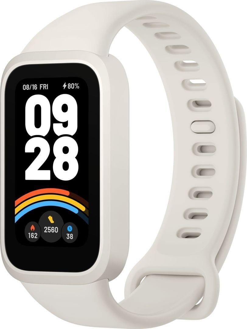 Byzylyk inteligjent Xiaomi Smart Band 9 Active, ekran AMOLED, rezistent ndaj ujit, i bardhë