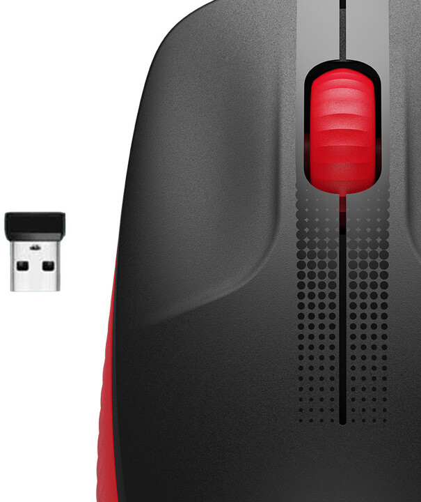 Maus Logitech M190, i kuq