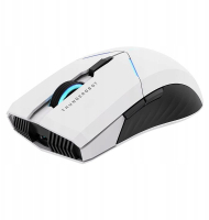 Maus gaming Thunderobot ML702, pa kabllo dhe me kabllo, RGB, i bardhë