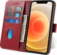 Kapak portofol Marv për Samsung Galaxy A05s, tip bookcase, e kuqe