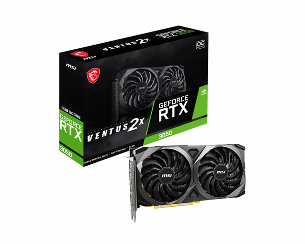 Kartelë grafike MSI GeForce RTX 3050 VENTUS 2X 8G OC NVIDIA 8 GB GDDR6