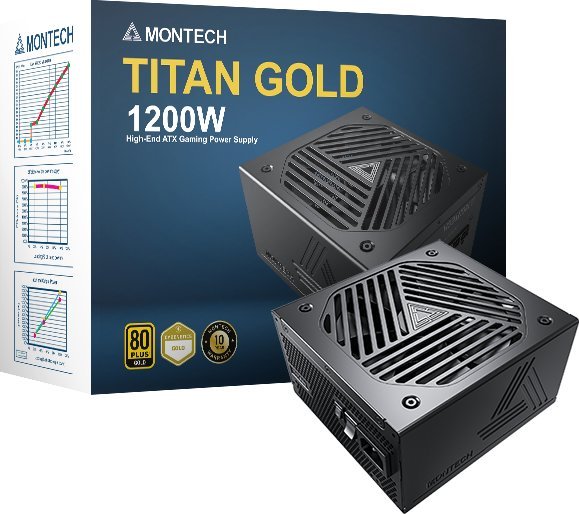 Напојување Montech Titan Gold TIS0126 ATX 3.0, 1200W