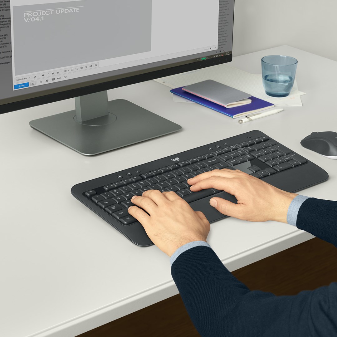 Set tastierë dhe maus Logitech MK540, i zi