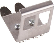 Adapter montimi Alantec 2x Keystone, për shinë DIN TH35, për module RJ