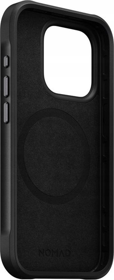 Mbrojtëse telefoni Nomad Rugged Case, për iPhone 15 Pro, MagSafe, e zezë