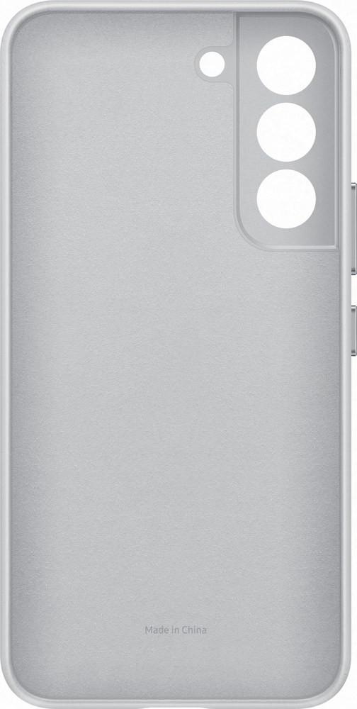 Mbulesë lëkure Samsung Leather Cover EF-VS901, për Galaxy S22, gri e hapur