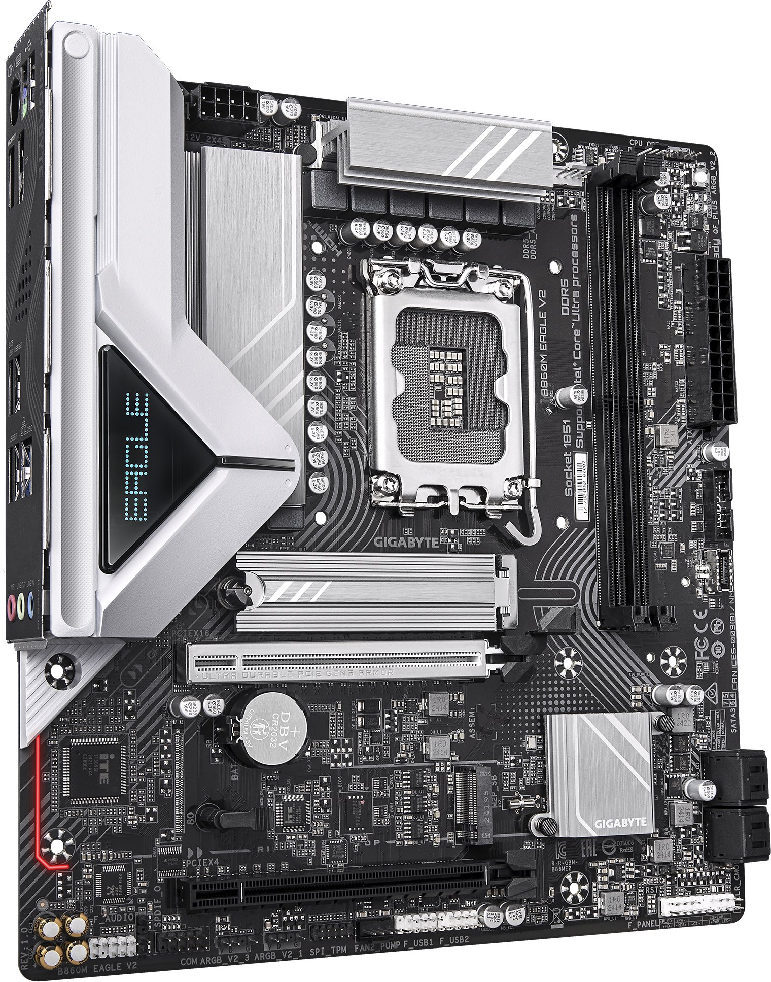 Pllakë amë GIGABYTE B860M EAGLE V2, Intel Core Ultra, DDR5, mATX
