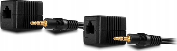 Extender audio analog Lindy 500m, Cat.6, 3.5mm, i zi