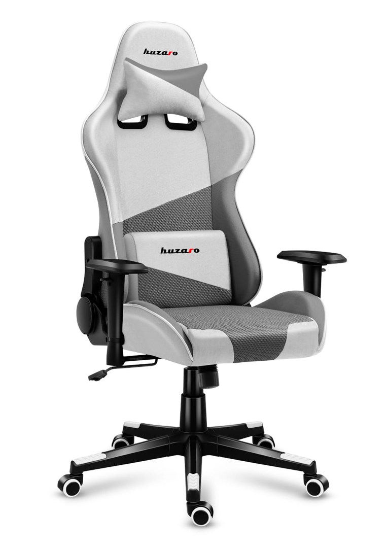 Karrige lojërash Huzaro Force 6.2, 130 kg, e bardhë 2