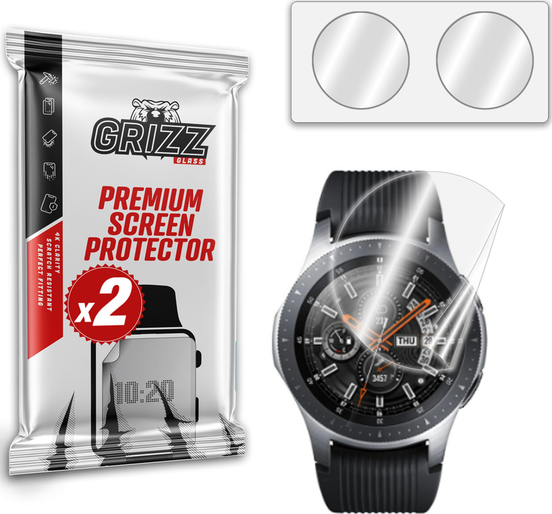 Film mbrojtës keramik GrizzGlass Grizz CeramicFilm, për Samsung Galaxy Watch 46mm, transparent