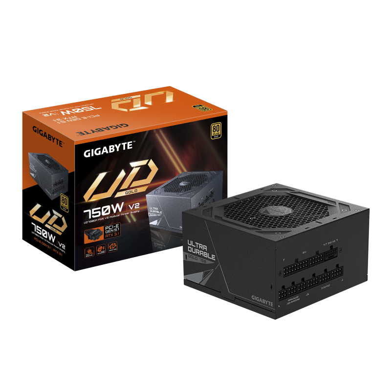 Furnizues energjie GIGABYTE UD750GM PG5 V2, 750W, 80 PLUS Gold, modular