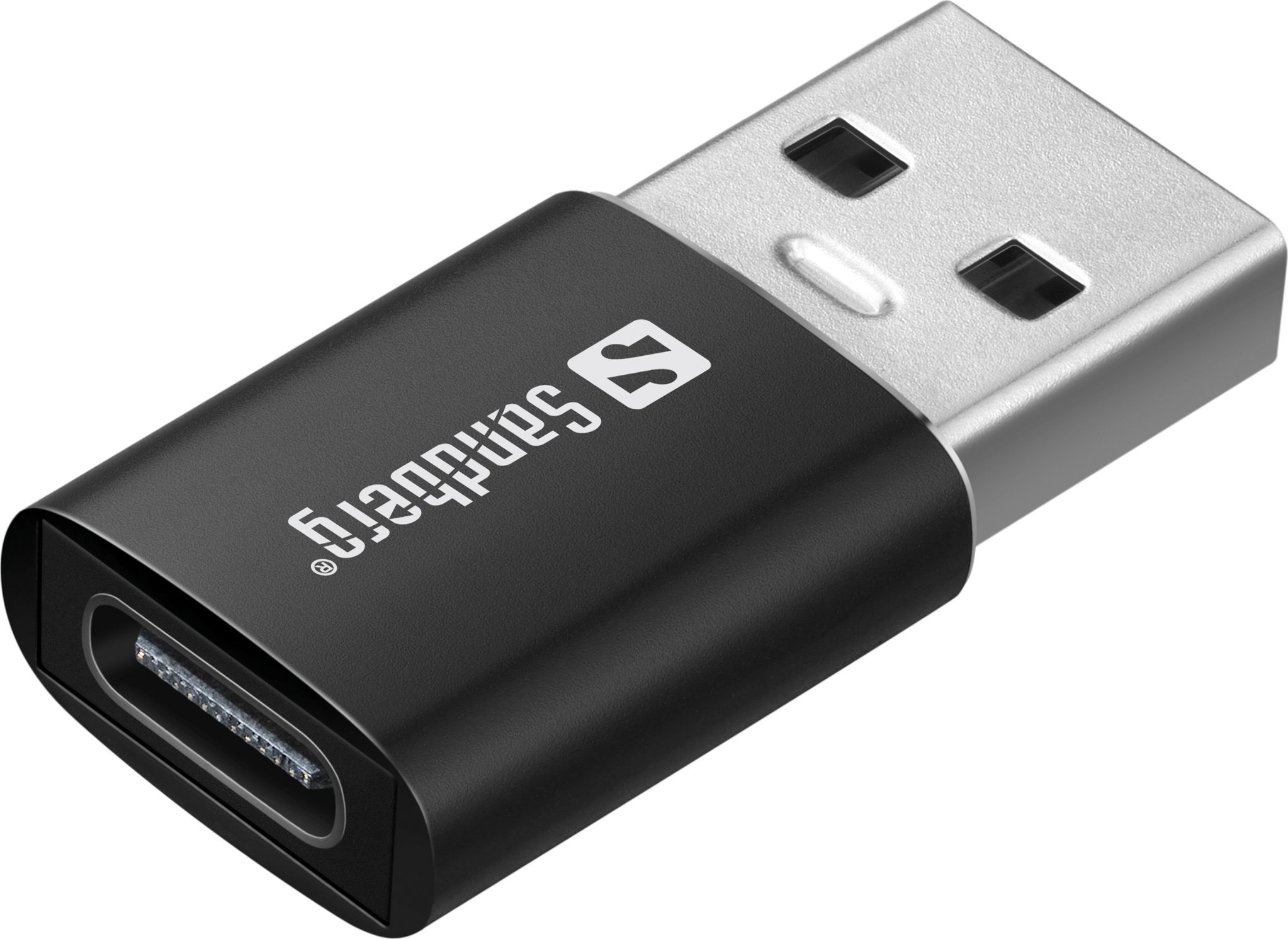 Kufje në vesh Sandberg USB-C A In-Earset, mikrofon në kabllo, të bardha